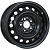 Легковые шины б/у Trebl X40930 7x17 5*108 ET55 DIA63.3 Black Штампованный купить с бесплатной доставкой в пункты выдачи в Петербурге